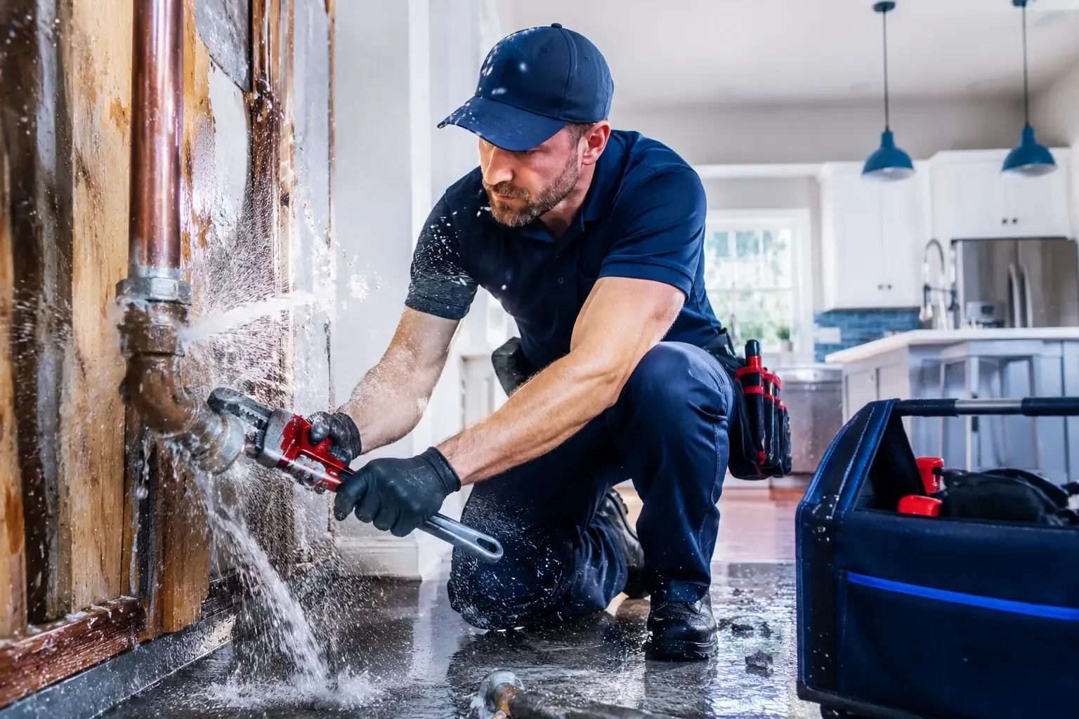 Local emergency pipe repair professionals in Polkville, NC